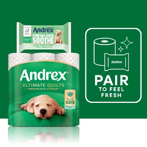 Andrex Ultimate Quilts Aloe Toilet Tissue